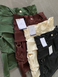 Your Hottest X ” micro mini cargo skirt