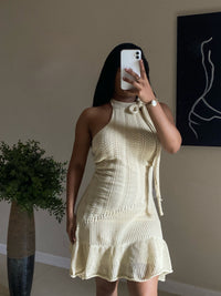 Aura Glowing’ Crochet Dress