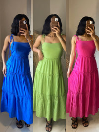 All Put Together’ Midi Ruffle Dress
