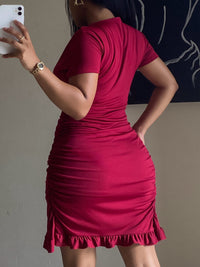 Your obsession’ ruffle dress