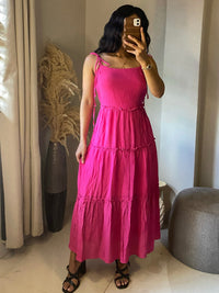 All Put Together’ Midi Ruffle Dress