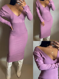 Show up unannounced’ midi dress