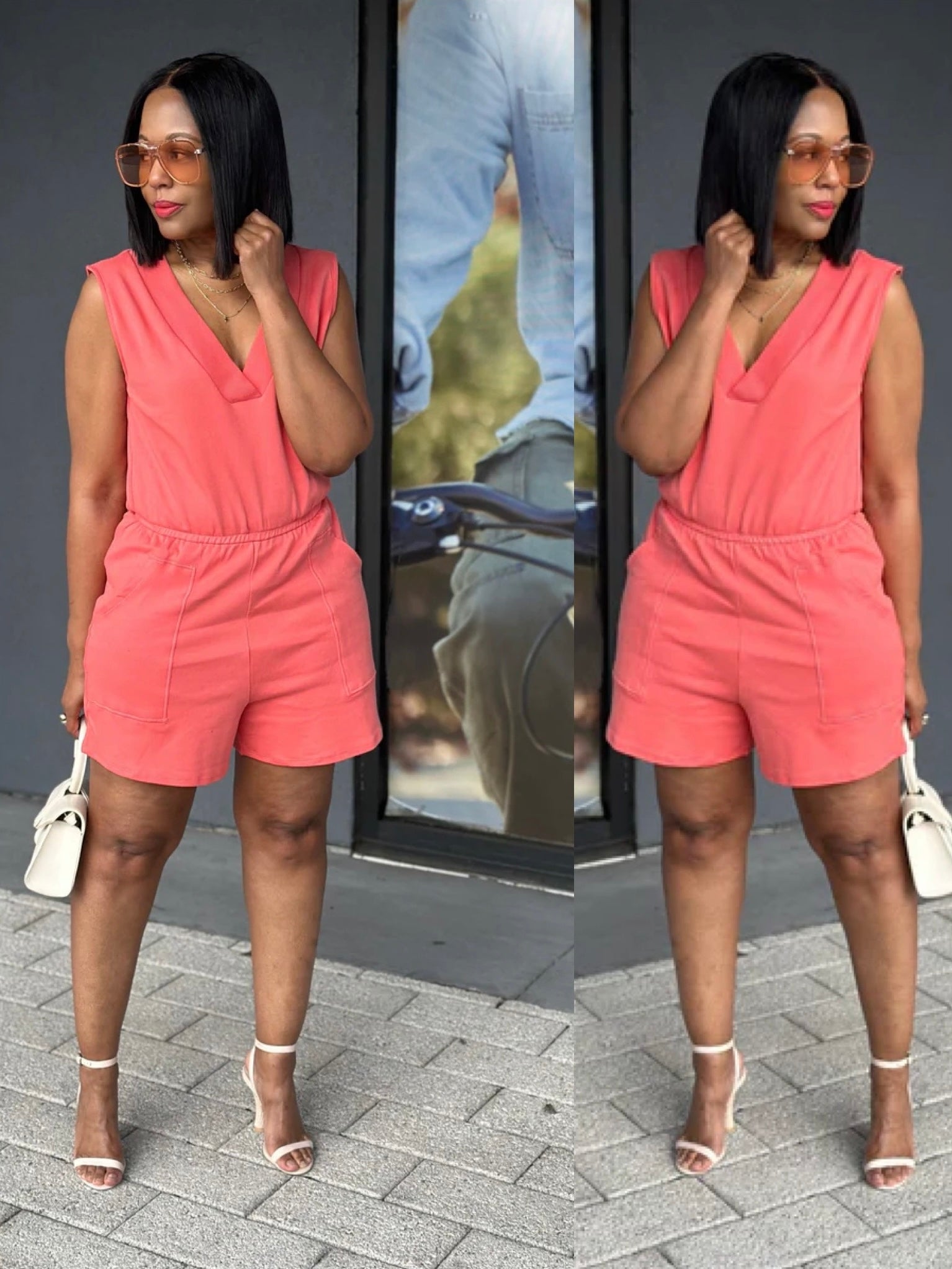 Feeling Fabulous ‘ Romper PLUS