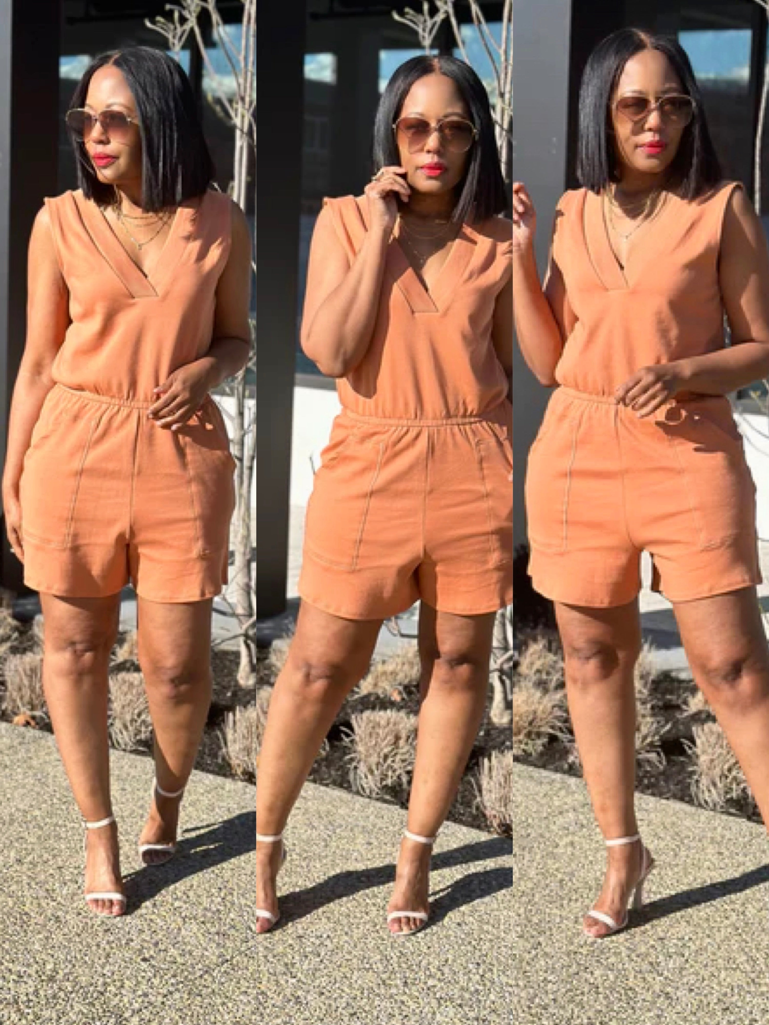 Feeling Fabulous ‘ Romper PLUS