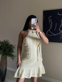 Aura Glowing’ Crochet Dress