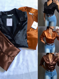 You’ll Remember Me’ Satin Shirt