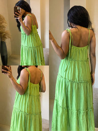 All Put Together’ Midi Ruffle Dress