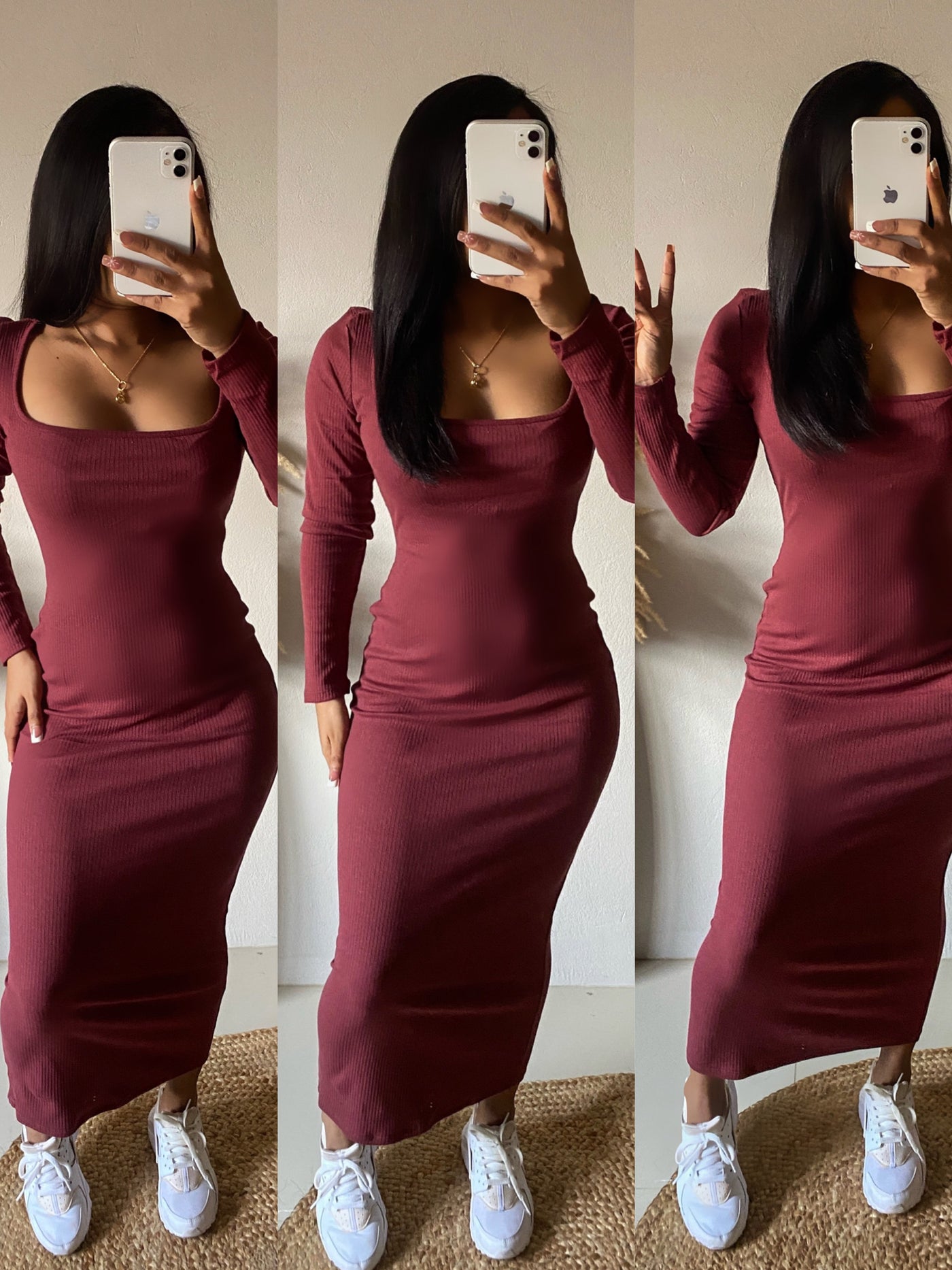 Having it my way’ maxi sweater dress