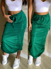 She’s No Angel’ Cargo Maxi Skirt
