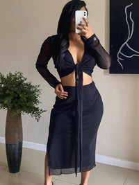 Seductive Dates’ Skirt Set