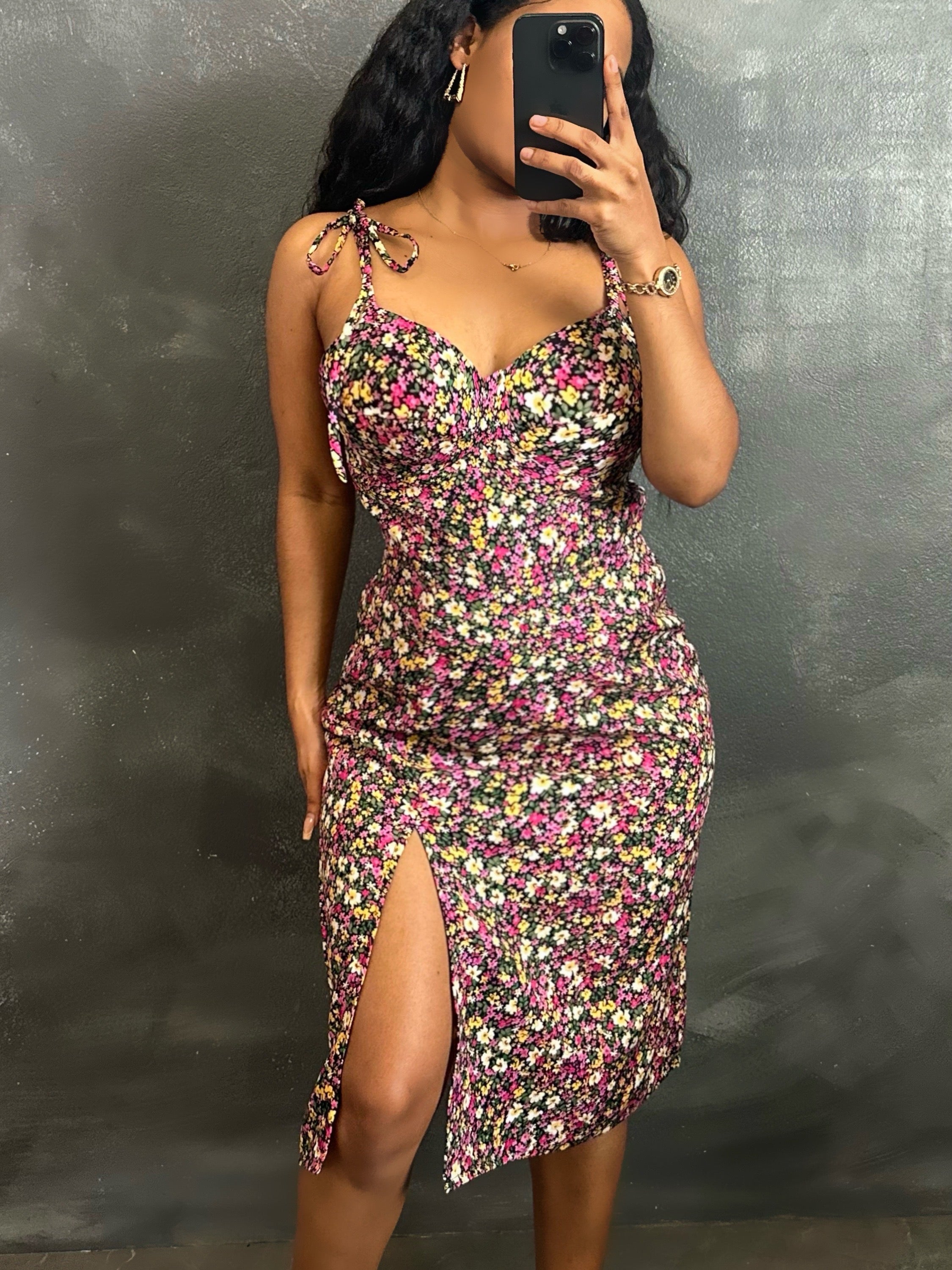 Sun & Bloom Midi Dress