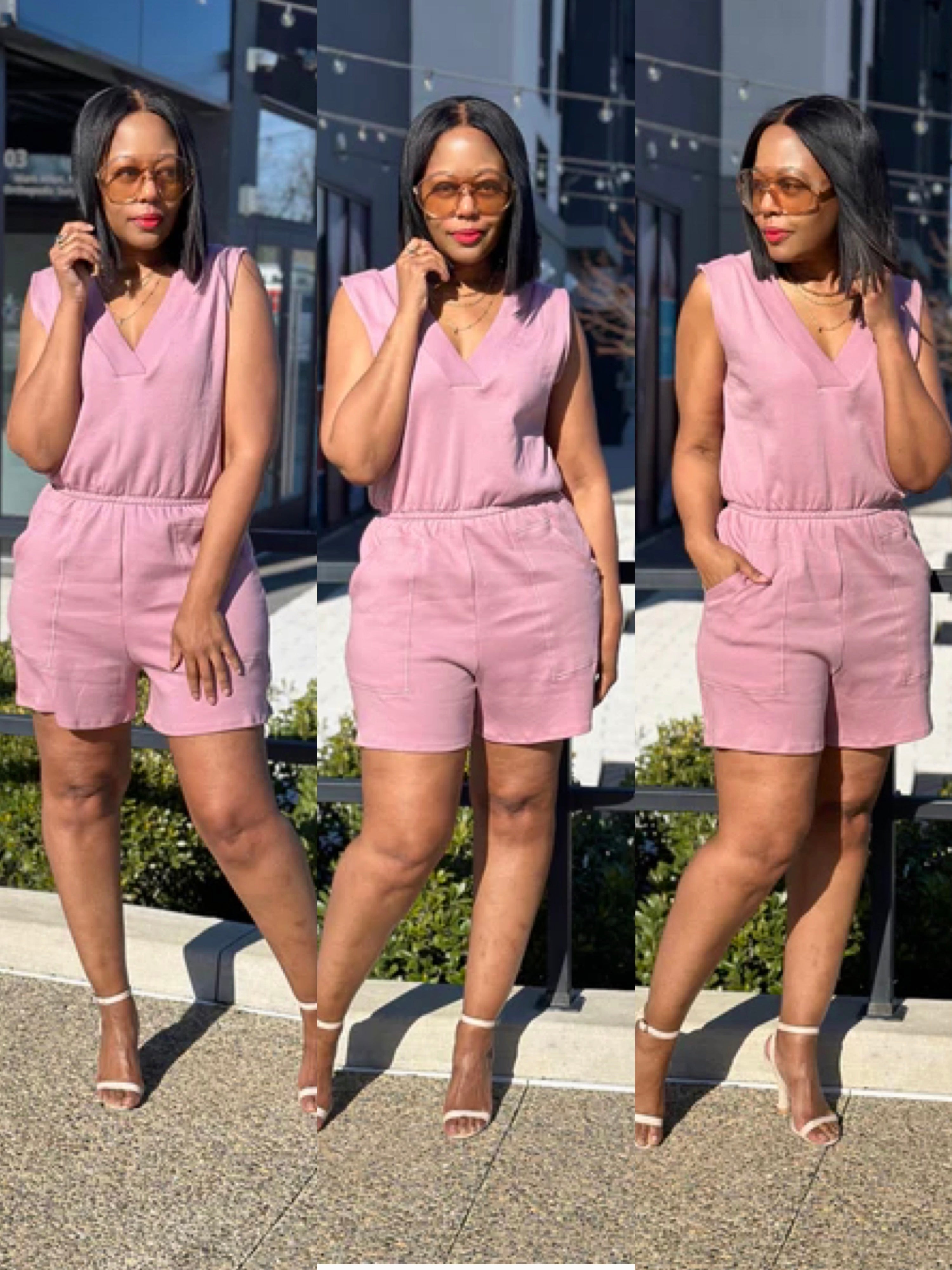 Feeling Fabulous ‘ Romper PLUS