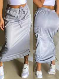 She’s No Angel’ Cargo Maxi Skirt