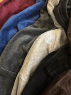 Pretty Tough ” Velvet Crop Hoodie