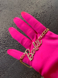 Stainless Steel Barbie Cuban Necklace