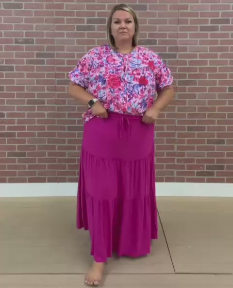 Nobody like me’ maxi skirt