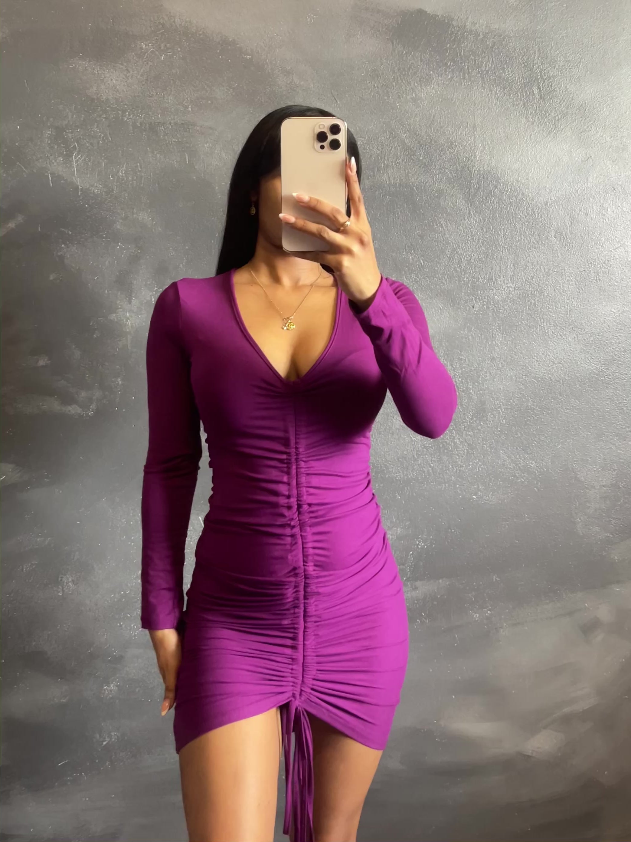 A Good Time’ Runched Dress